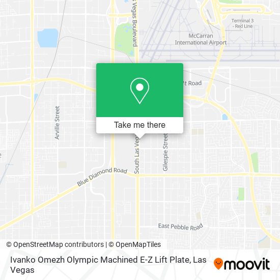 Ivanko Omezh Olympic Machined E-Z Lift Plate map
