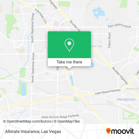 Mapa de Allstate Insurance