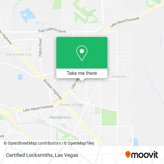 Certified Locksmiths map