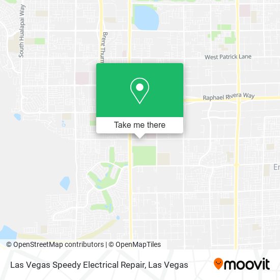 Las Vegas Speedy Electrical Repair map