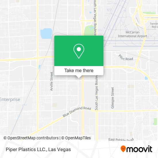 Piper Plastics LLC. map