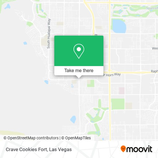 Crave Cookies Fort map