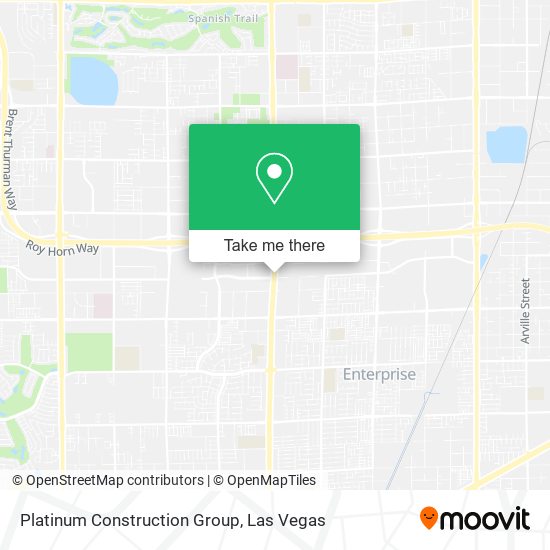 Platinum Construction Group map