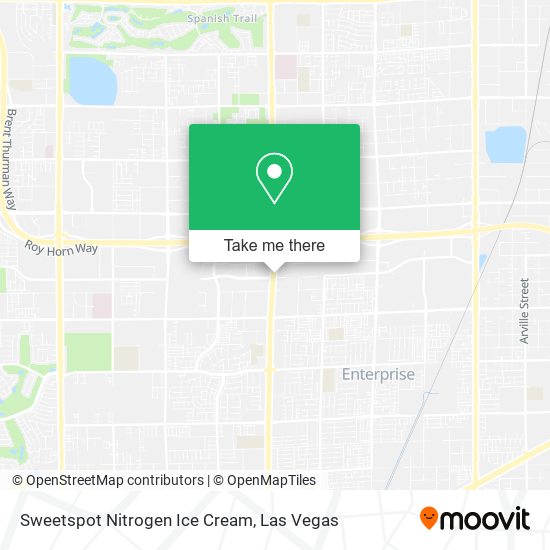 Mapa de Sweetspot Nitrogen Ice Cream