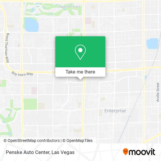 Penske Auto Center map