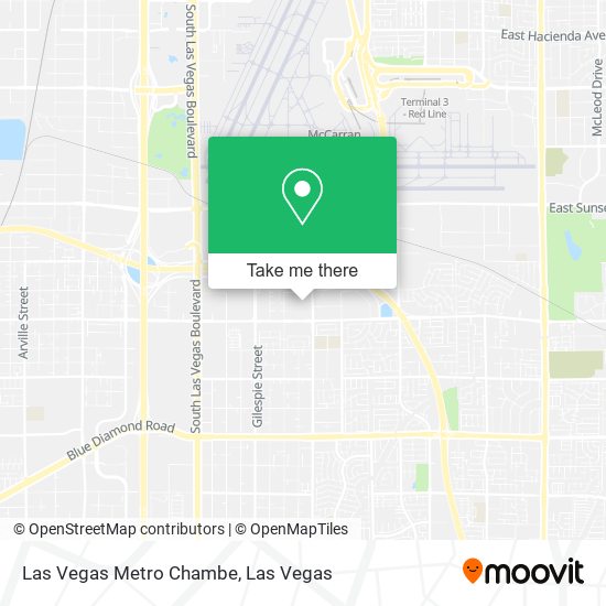 Las Vegas Metro Chambe map