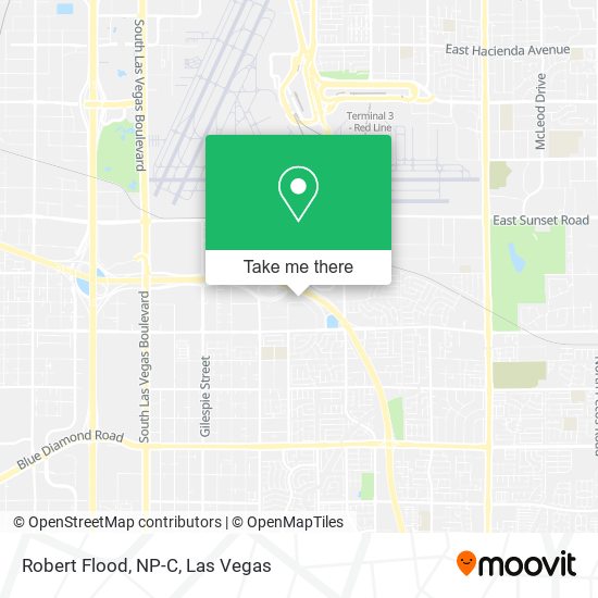 Robert Flood, NP-C map