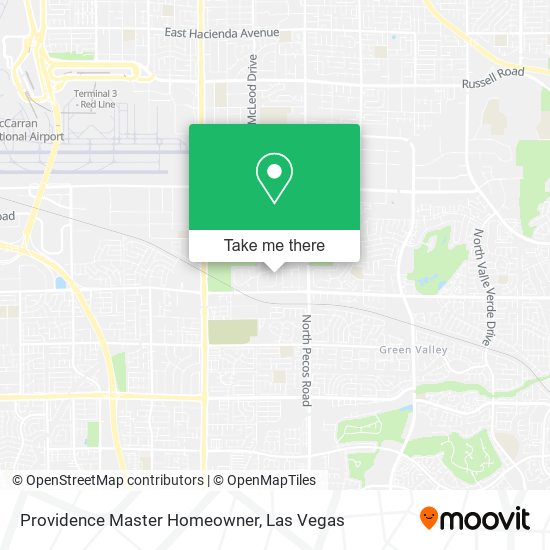 Providence Master Homeowner map