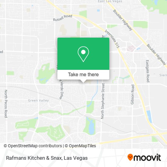Rafmans Kitchen & Snax map