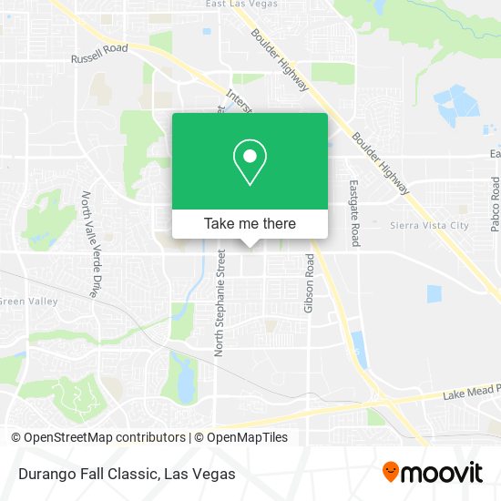 Durango Fall Classic map