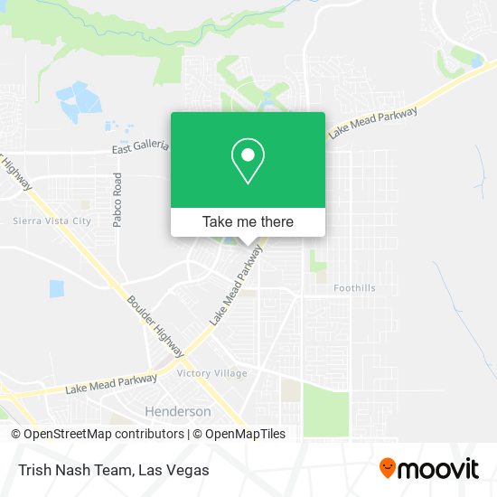 Mapa de Trish Nash Team
