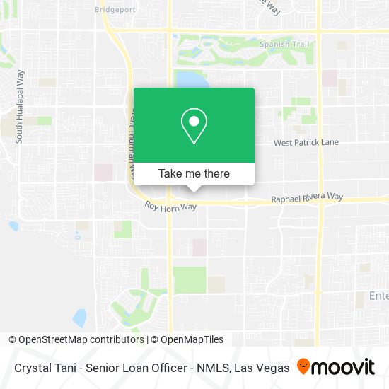 Crystal Tani - Senior Loan Officer - NMLS map