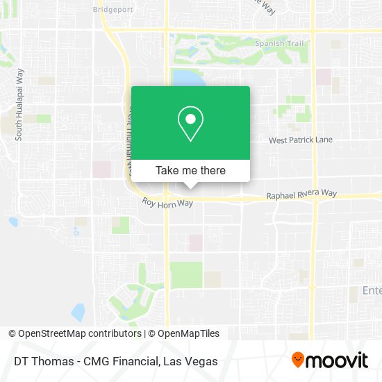 DT Thomas - CMG Financial map