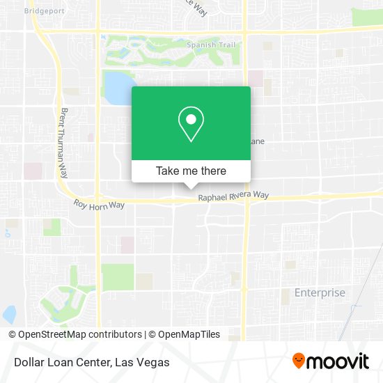 Dollar Loan Center map