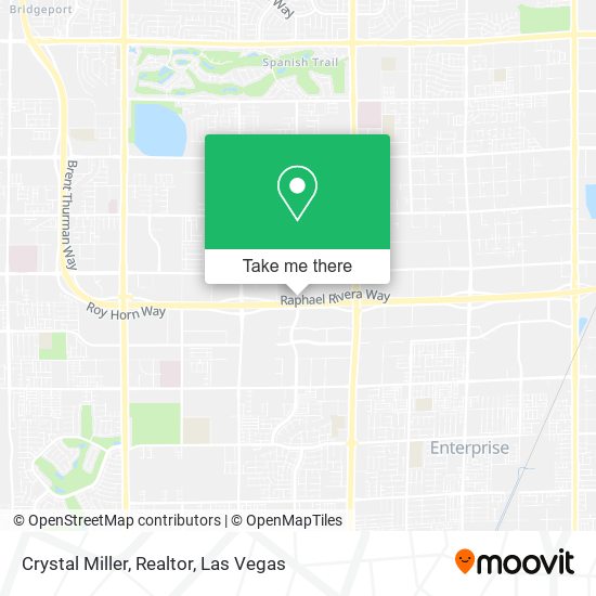 Mapa de Crystal Miller, Realtor