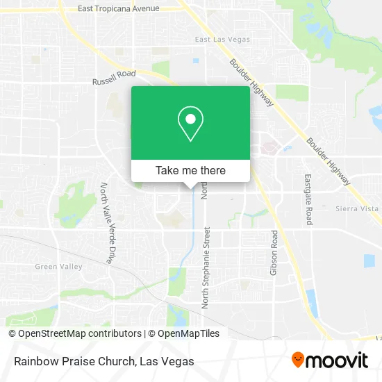 Rainbow Praise Church map