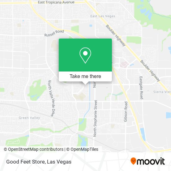Mapa de Good Feet Store