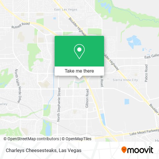 Charleys Cheesesteaks map