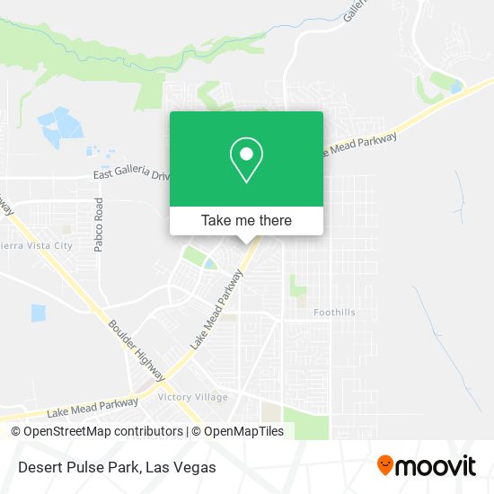Desert Pulse Park map