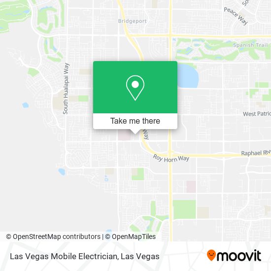Las Vegas Mobile Electrician map