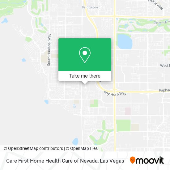 Care First Home Health Care of Nevada map