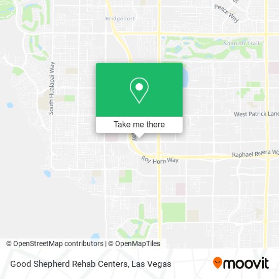 Good Shepherd Rehab Centers map
