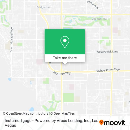 Mapa de Instamortgage - Powered by Arcus Lending, Inc.