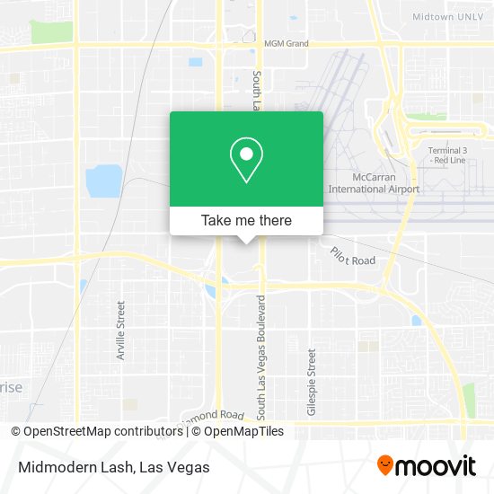 Mapa de Midmodern Lash