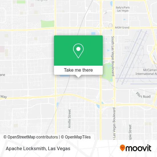 Apache Locksmith map