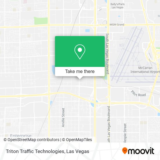 Triton Traffic Technologies map