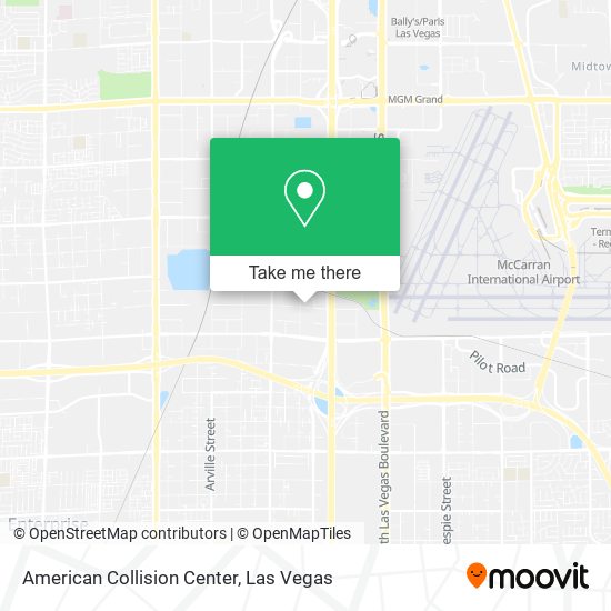 Mapa de American Collision Center