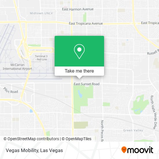 Mapa de Vegas Mobility