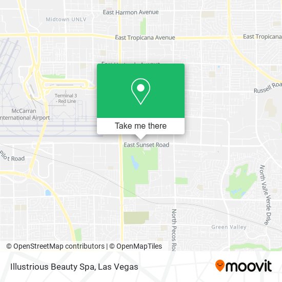 Illustrious Beauty Spa map