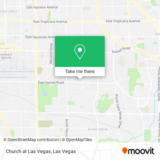 Mapa de Church at Las Vegas