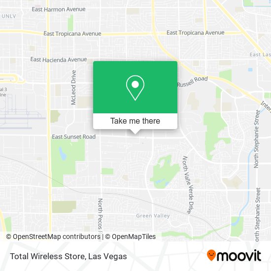 Total Wireless Store map