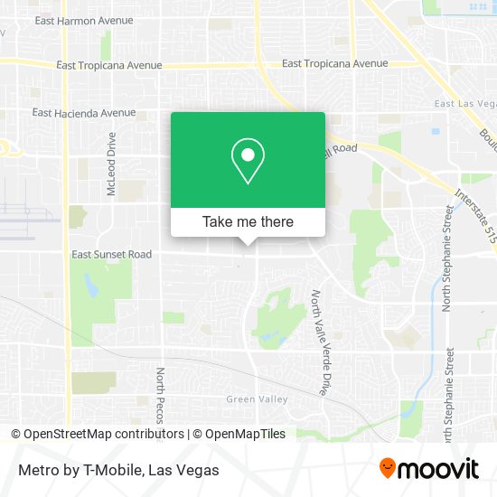 Mapa de Metro by T-Mobile