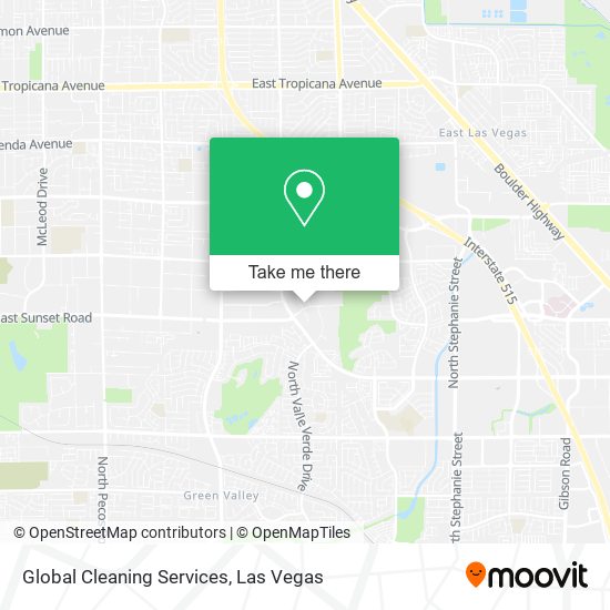 Mapa de Global Cleaning Services