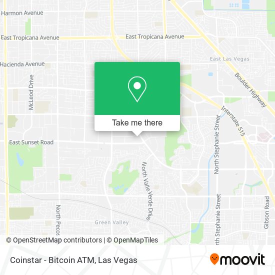 Coinstar - Bitcoin ATM map