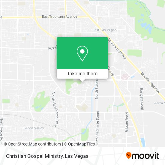 Mapa de Christian Gospel Ministry