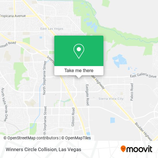 Mapa de Winners Circle Collision