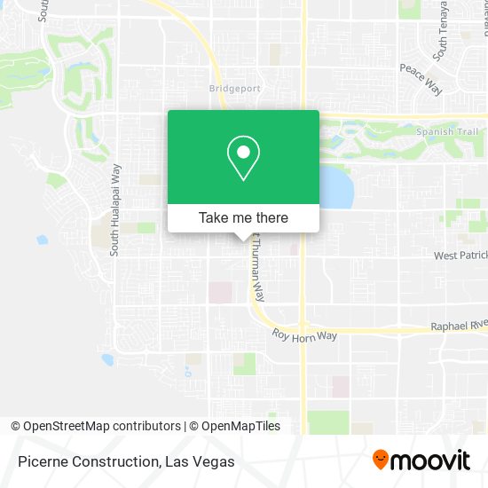 Picerne Construction map