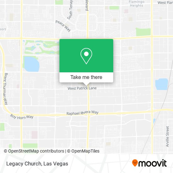 Legacy Church map