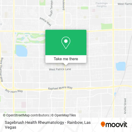 Sagebrush Health Rheumatology - Rainbow map