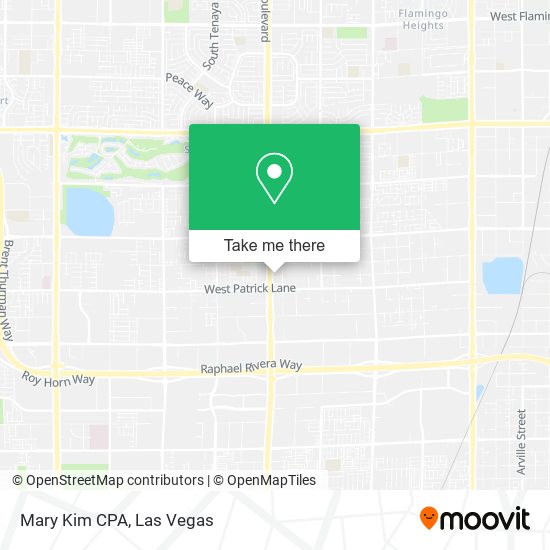 Mapa de Mary Kim CPA