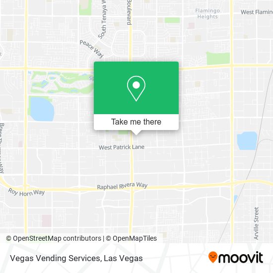 Vegas Vending Services map