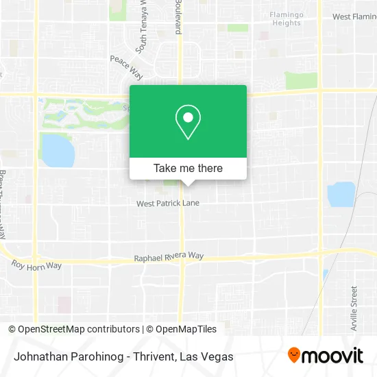 Mapa de Johnathan Parohinog - Thrivent