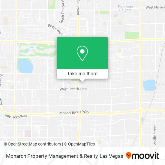 Monarch Property Management & Realty map