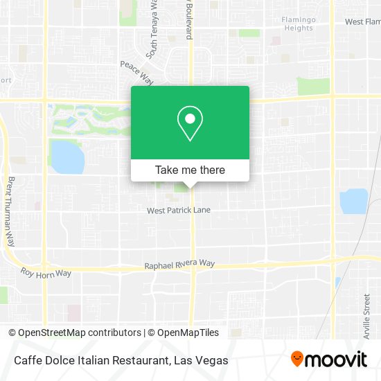 Caffe Dolce Italian Restaurant map