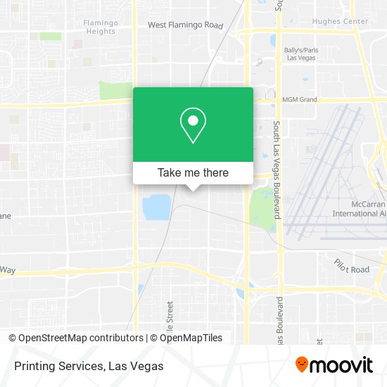 Printing Services map