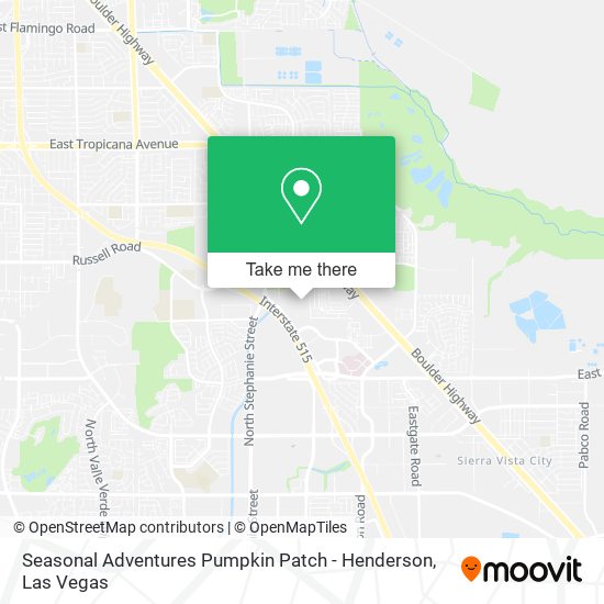 Seasonal Adventures Pumpkin Patch - Henderson map